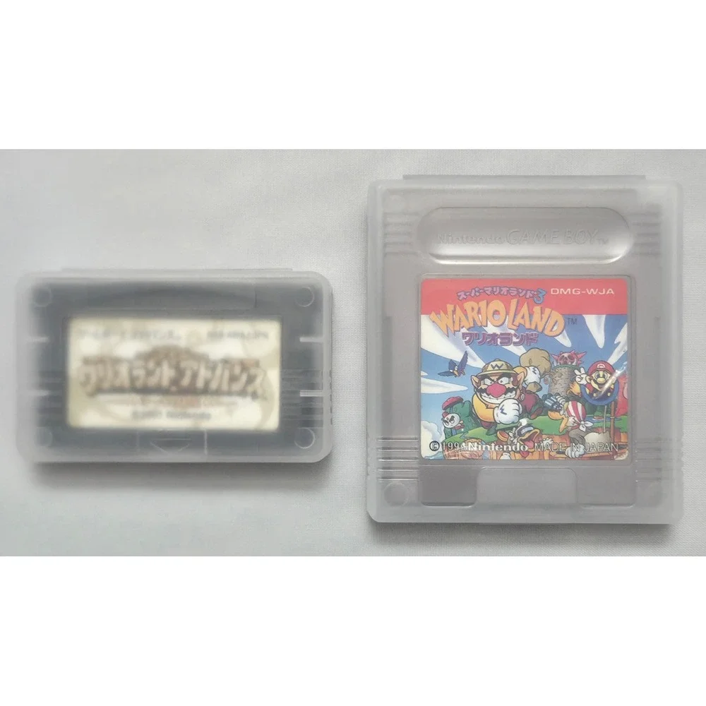 Wario Land 3 & Wario Land 4 Advance Game Bundle - GB GBA - Japan Import NTSC-J